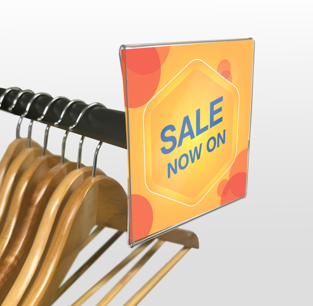 100x100mm Reflex Select Sign Holder Open 2 Sides