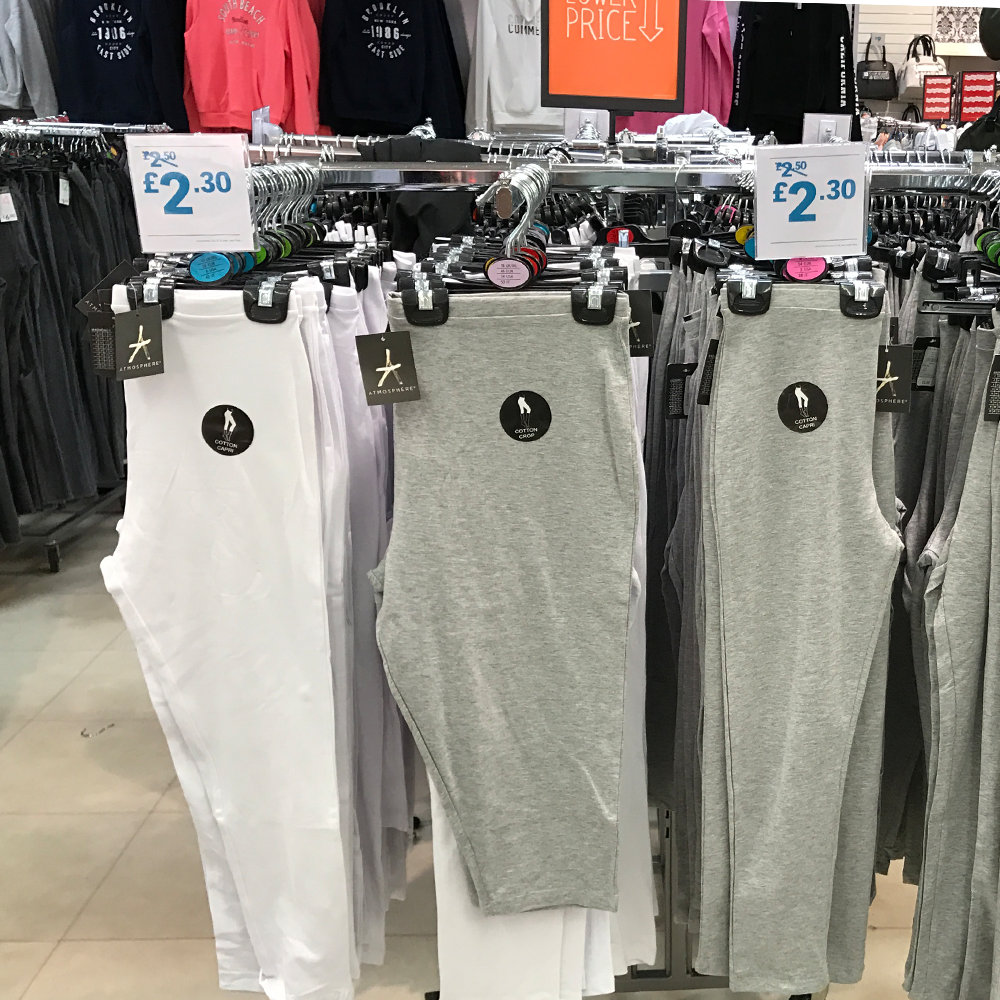 100x100mm Reflex Prime Sign Holders in Primark